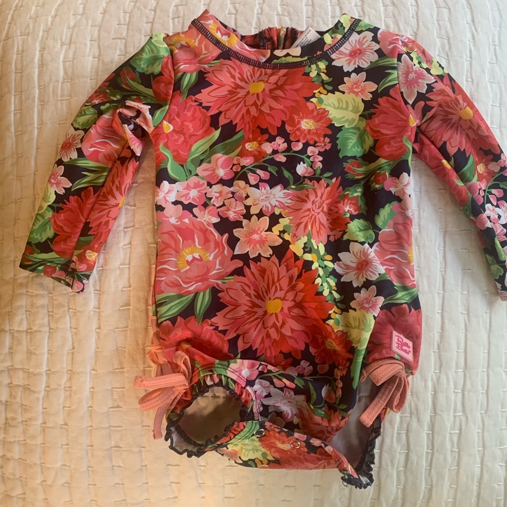 Ruffle Butts Rashguard Baby Swim suit